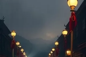 《无声电台》封面：旧收音机与昏暗的直播间